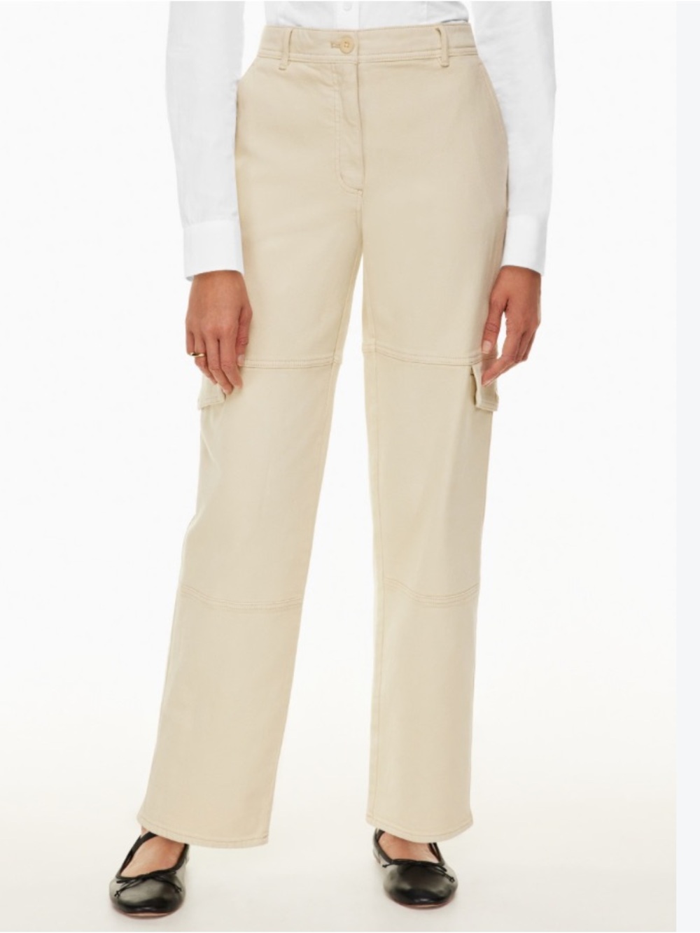 Wilfred Cream Utility Cargo Pants